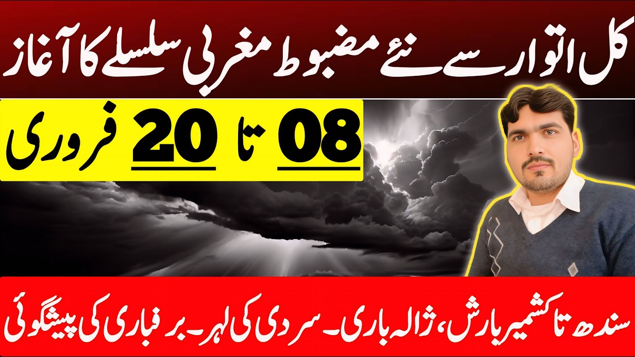 Strong Western Disturbance Start From Tomorrow | Weather Update Today | Weather Forecast Pakistan