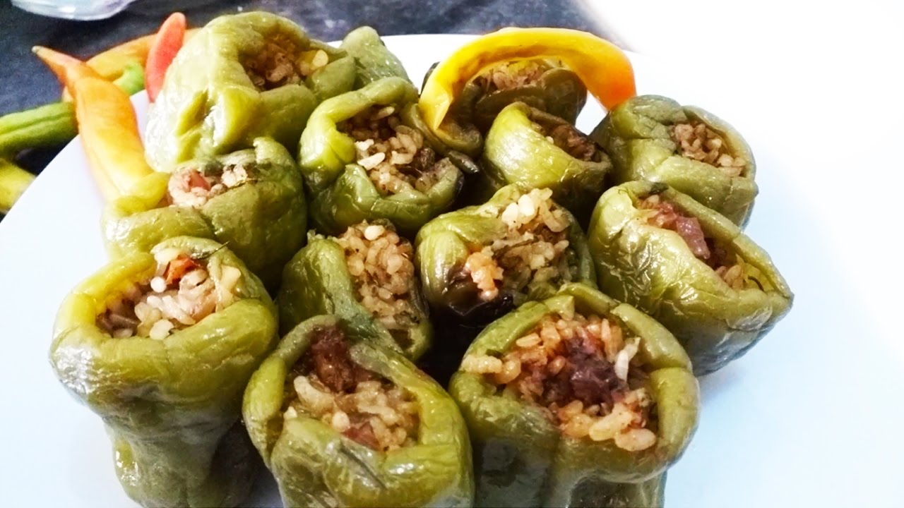 Egyptian Stuffed Pepper محشفي فلفل على الطريقة المصرية