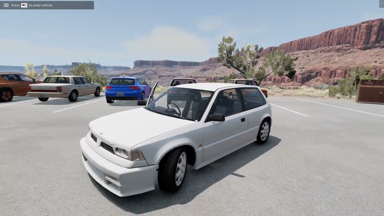 BeamNG.drive (Update 0.26.2) Freeroam: Utah, USA - 1986 Okudai Covet (Custom)