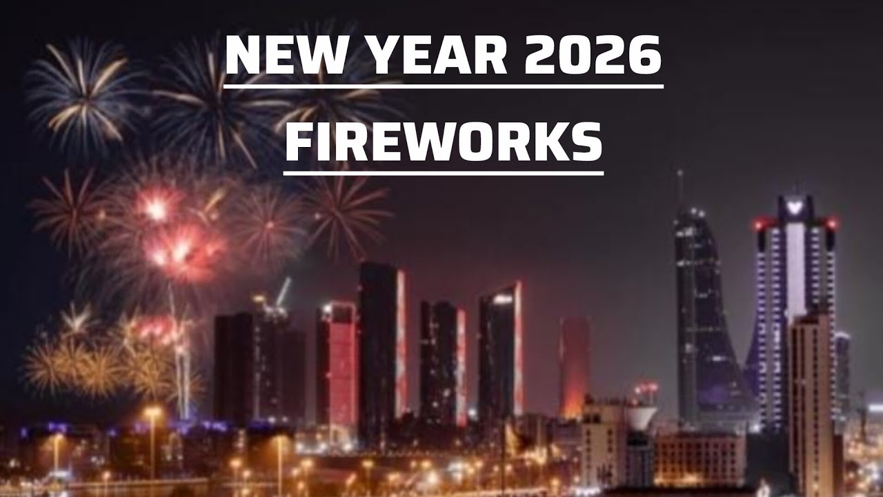 Happy New Year 2026 - New Year Fireworks - New Year Celebrations - Welcome 2026 - Good Bye 2025