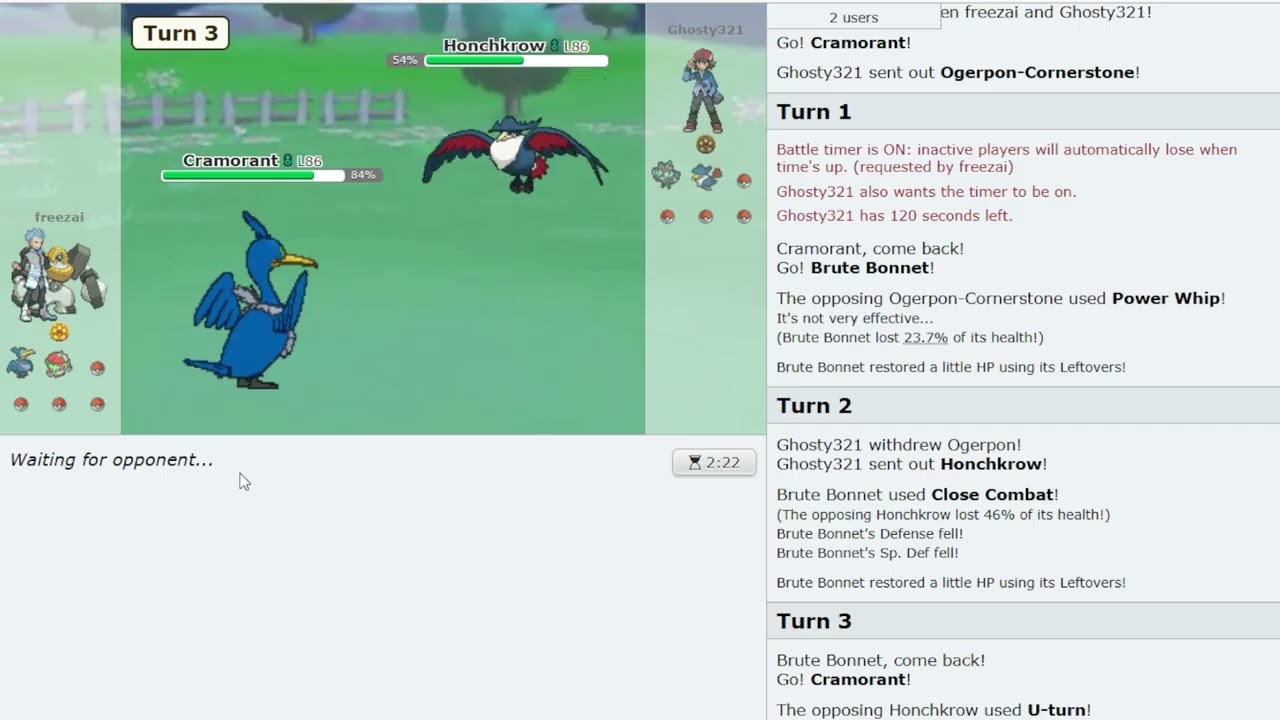 Случайные битвы Pokemon Showdown 2500 Elo