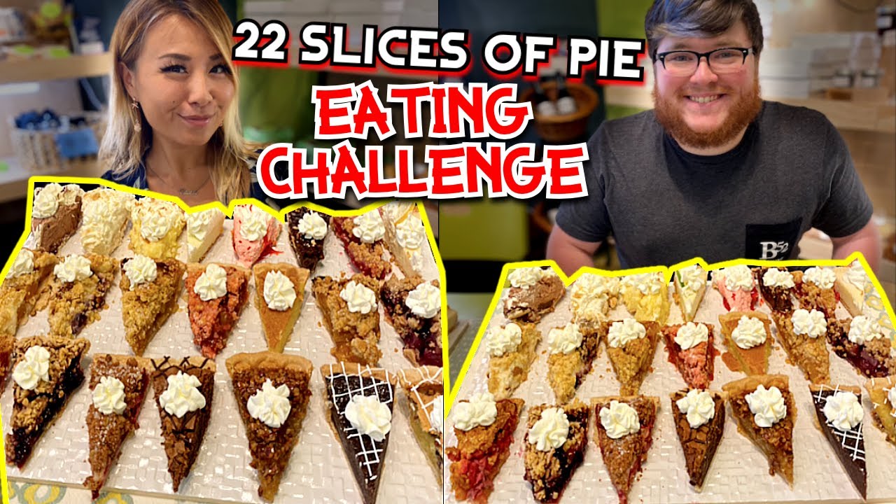 22 SLICES OF PIE EATING CHALLENGE!!! in Conroe, Texas #RainaisCrazy
