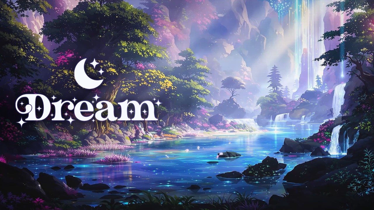 2 Hours Stress Relief Visual | Dreamscape Falls | Let Thoughts Drift