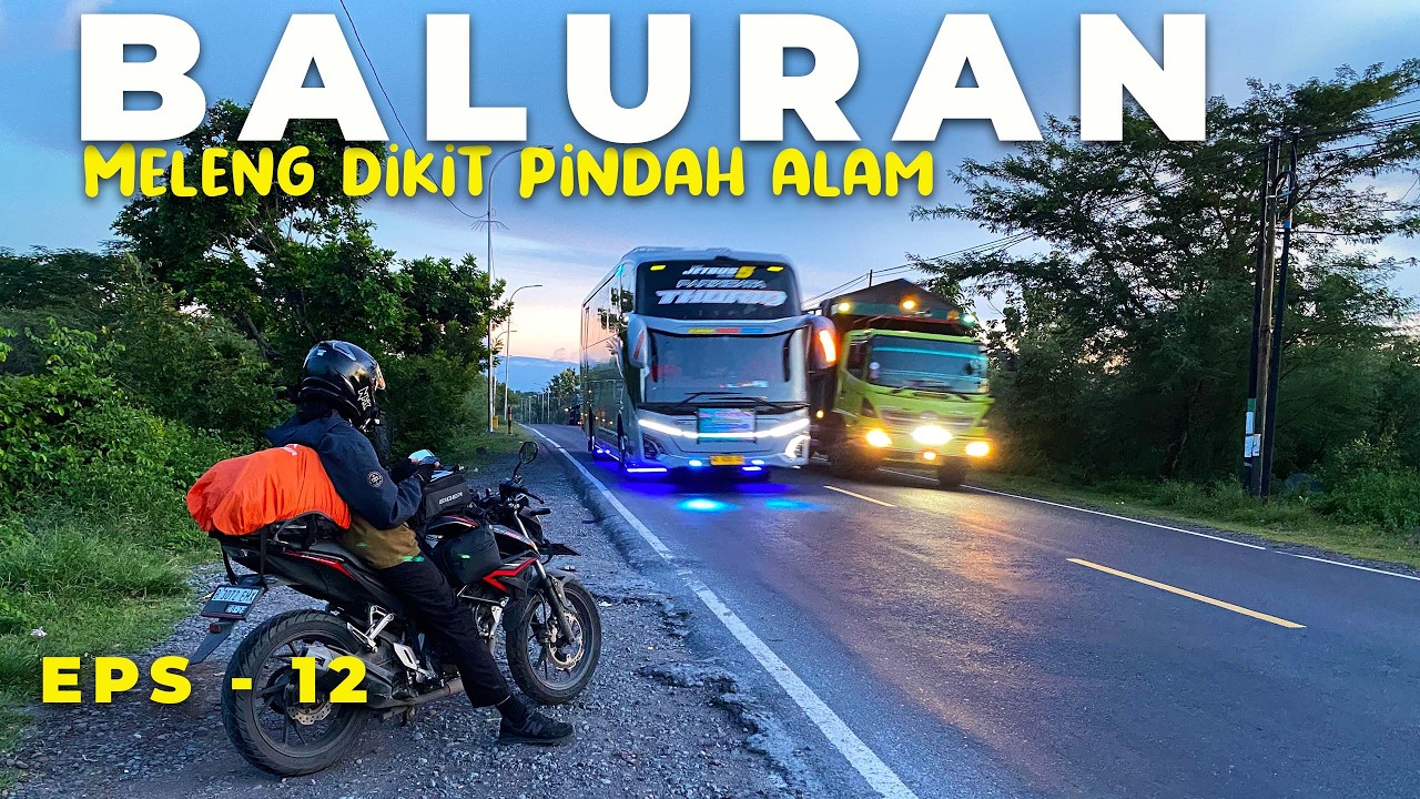 NDAK BAHAYA TAH⁉️Tantangan Nih Magrib Melintasi Alas Baluran Yang Gelap - Touring Labuan Bajo Eps 12