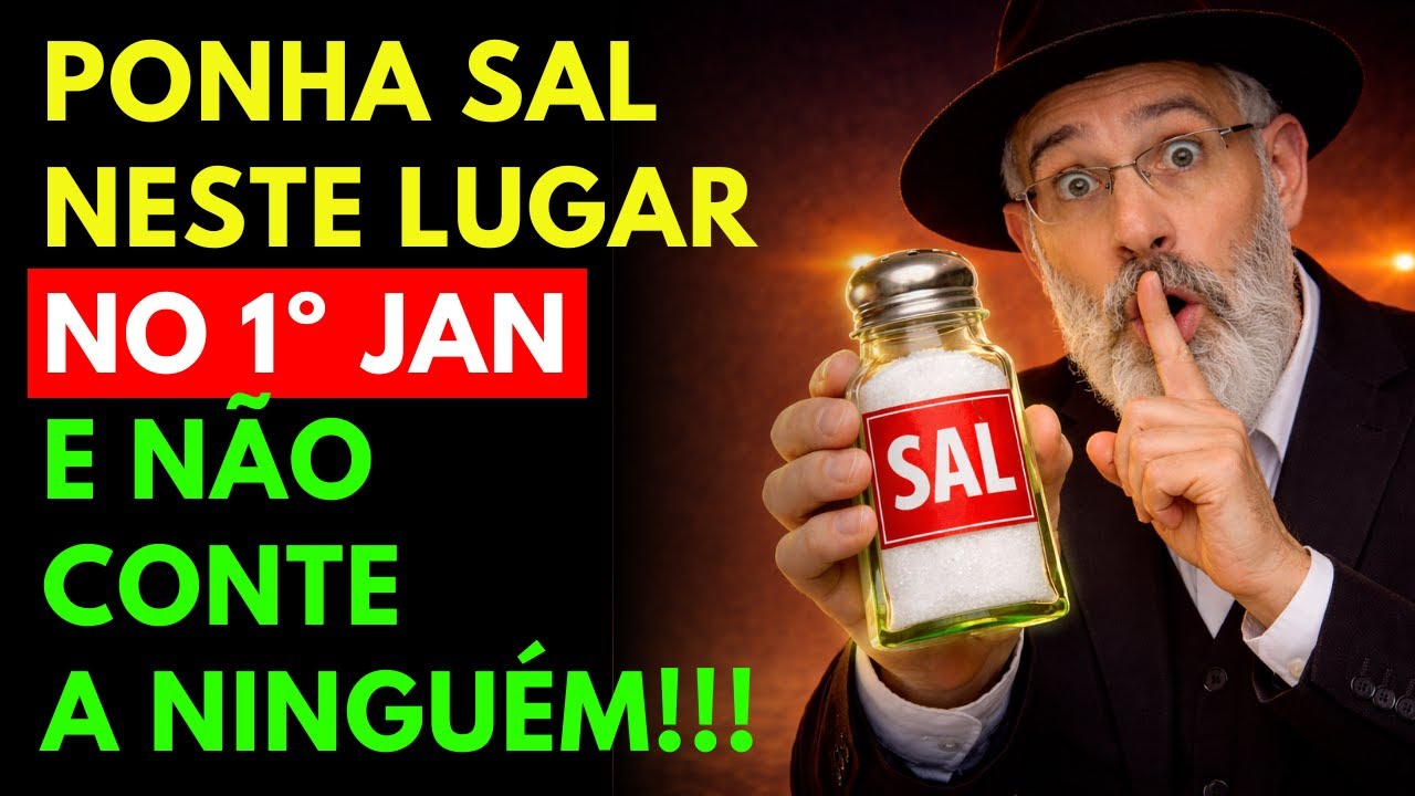 O SEGREDO do SAL em 1º de JANEIRO Abre a Porta da PROSPERIDADE em 2026 | Sabedoria Judaica