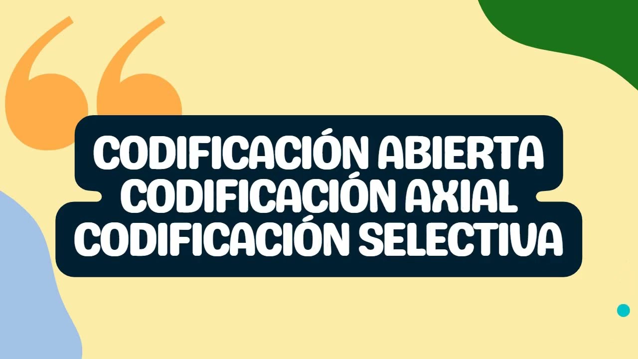Codificación axial y selectiva