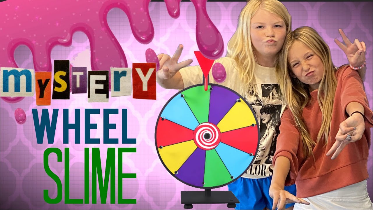 Mystery Wheel Slime Challenge! #slime #challenges #slimechallenge #mysteryslime