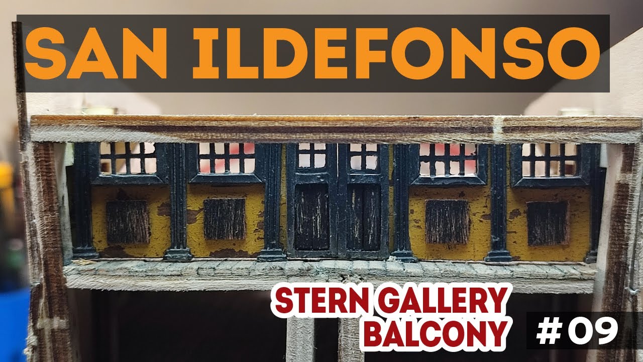 Building the model ship San Ildefonso from Occre 09