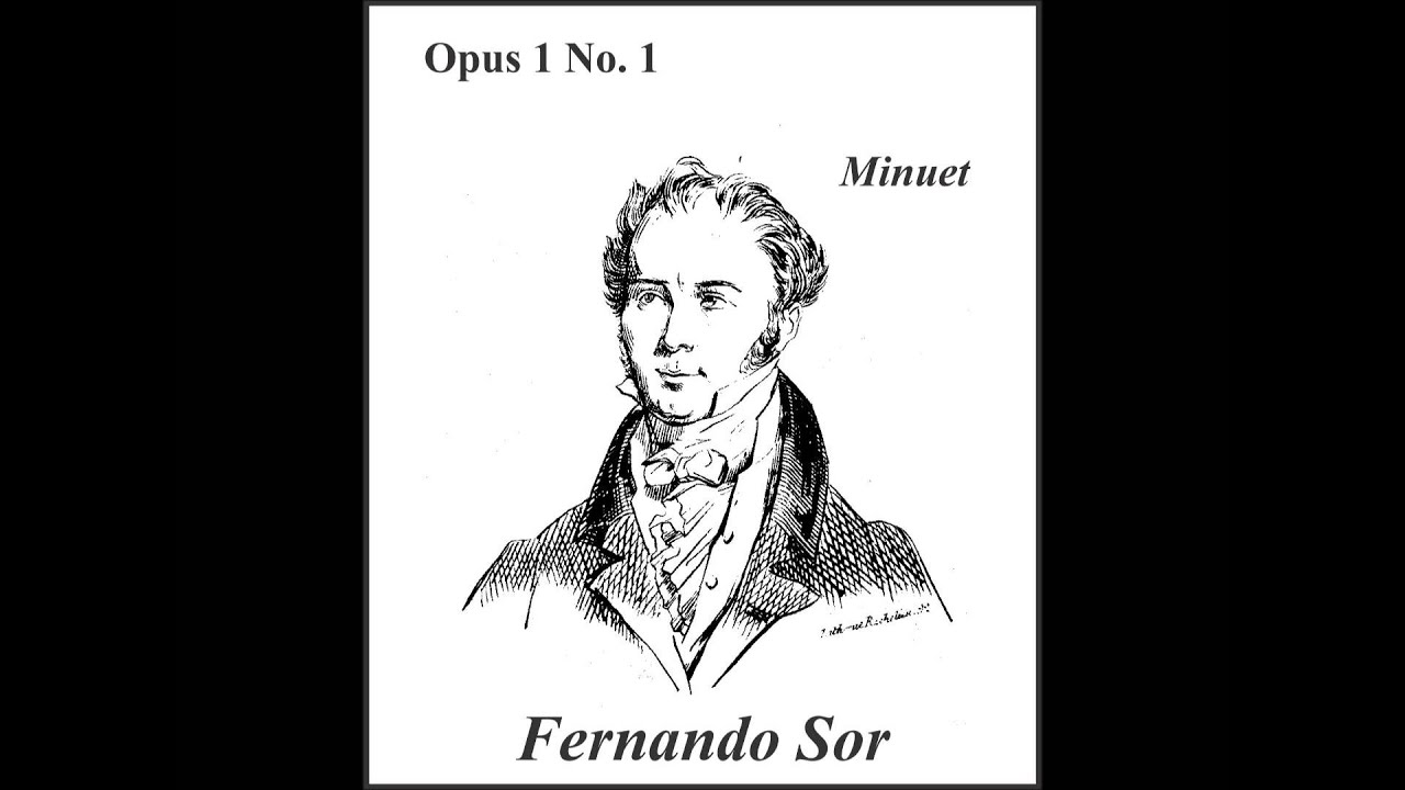 Fernando Sor Op 01 No. 01 Minuet
