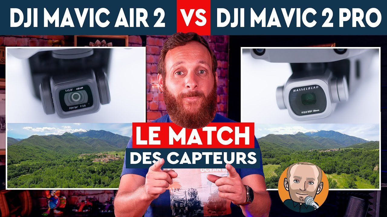 Mavic Air 2 contre Mavic 2 Pro : le match des capteurs