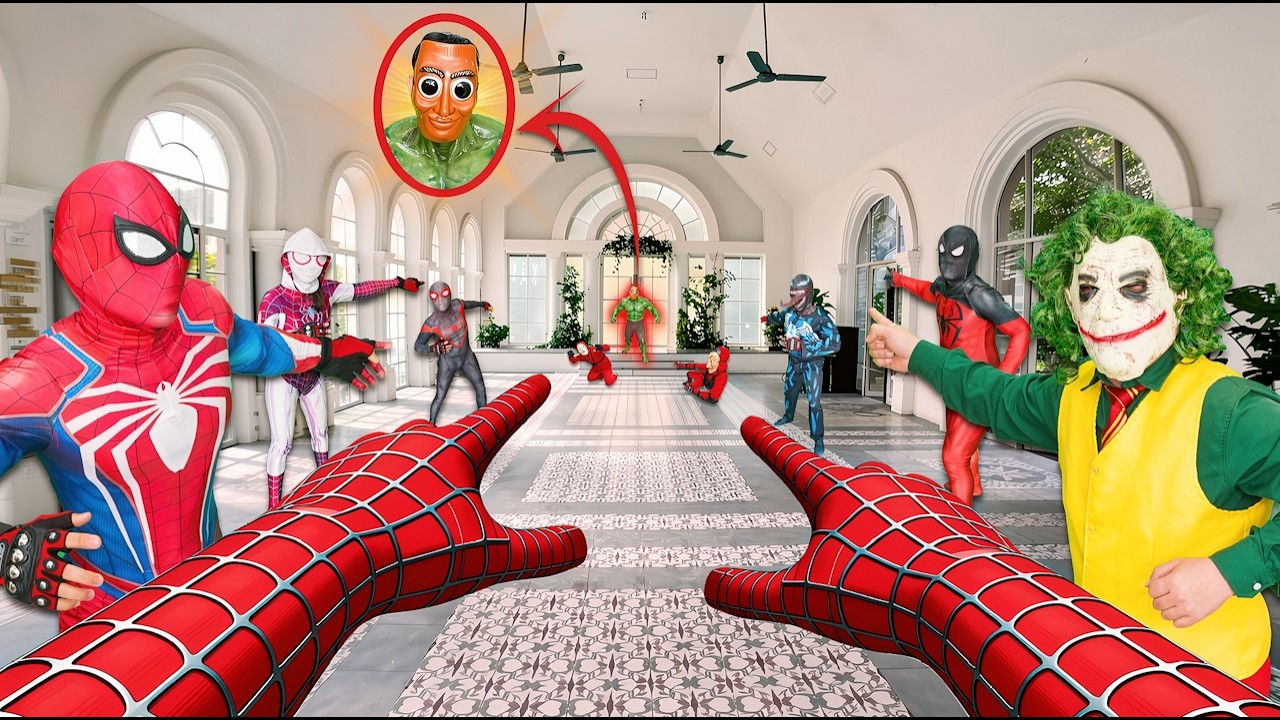 トゥントゥン・サフールがヒーロースーツでスパイダーマン基地を守る！