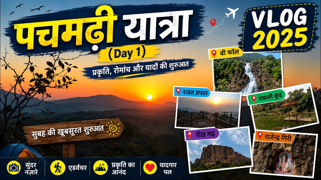 Pachmari Yatra (Day-1), पचमढ़ी यात्रा व्लॉग (Day1) #pachmari #travel  #mahadev #satpuratigerreserve 