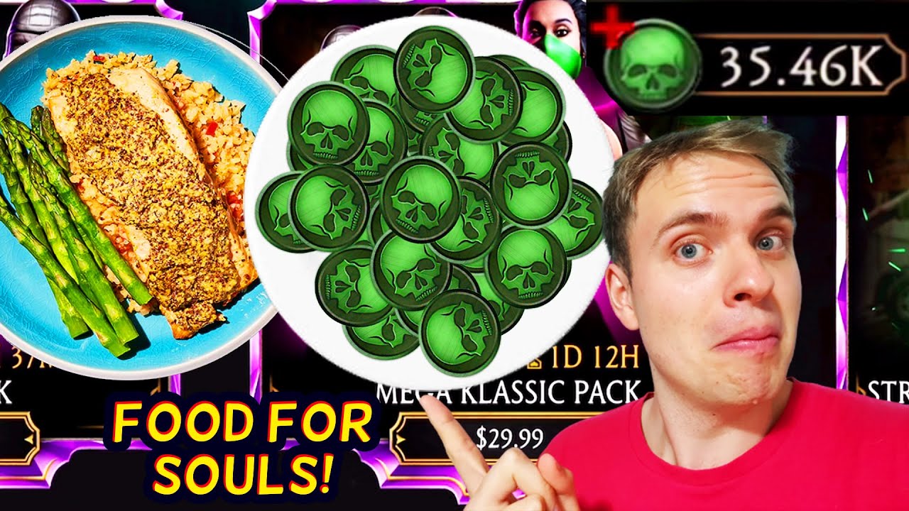 I Got 35,000 Souls for ORDERING FOOD ONLINE! How to Get Souls in MK Mobile.