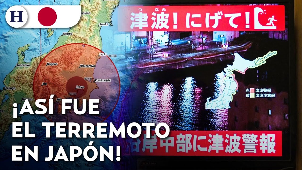 &iexcl;Alerta por tsunami! Jap&oacute;n activa alerta tras terremoto de magnitud 7.6; as&iacute; fue el fuerte sismo