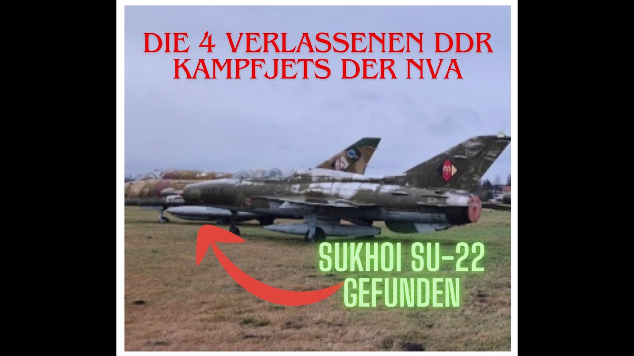LOST PLACE/Die verlassenen Kampfjets der NVA🛩️ /Maschinenkanone  gefunden !!🔫