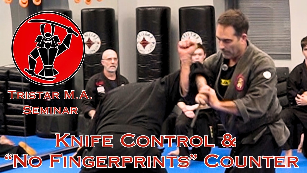 Knife Control Technique, No Finger Print Counter
