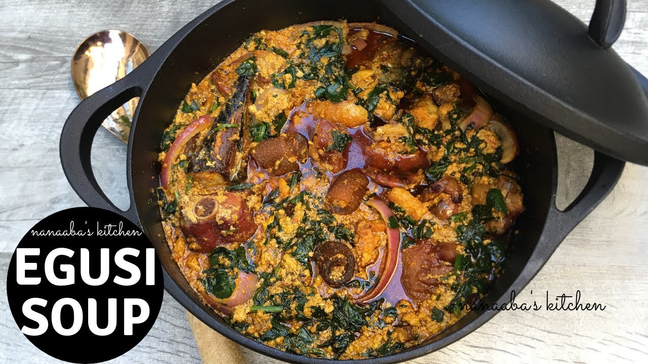 How to make EGuSi SouP I Nanaaba's kitchen✔