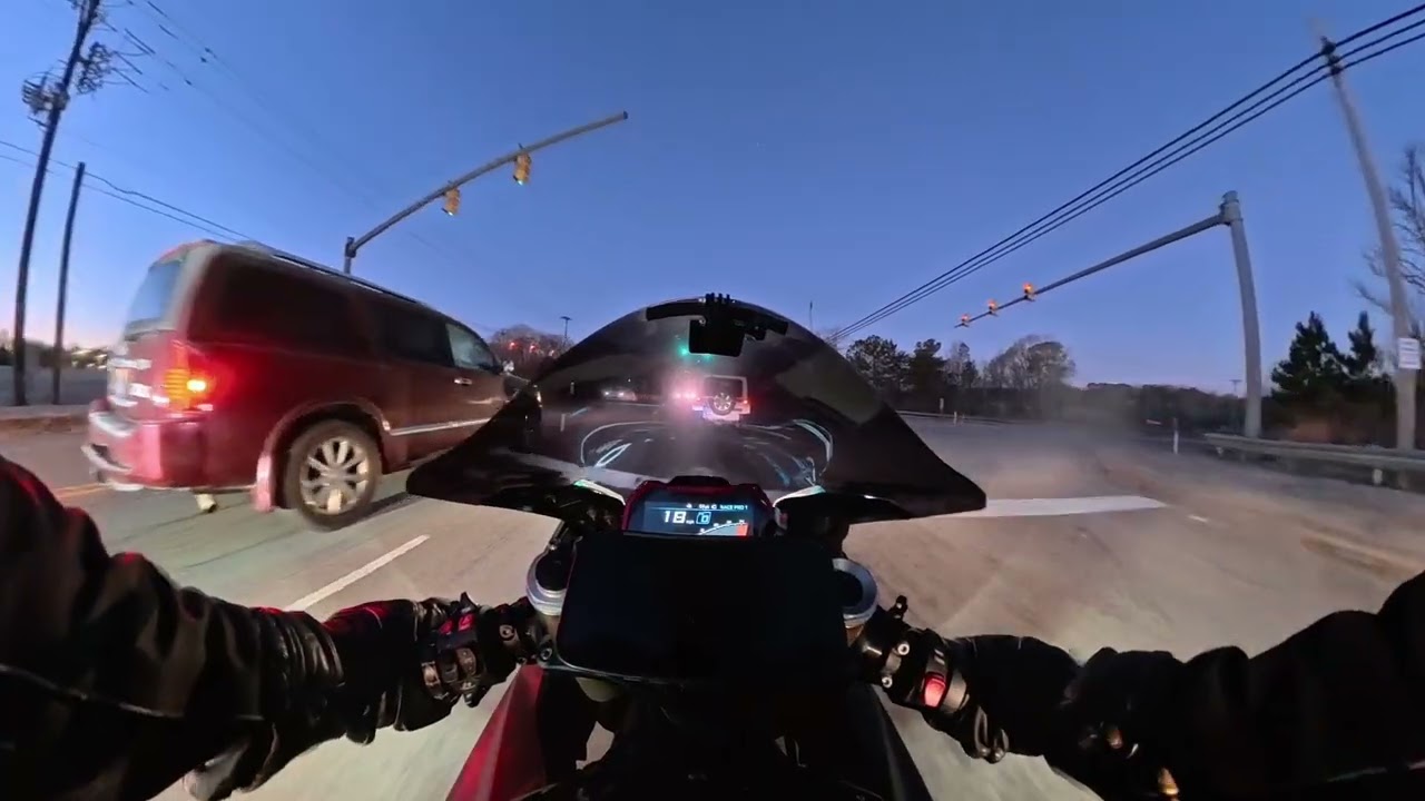 Cold Morning Ride S1000RR