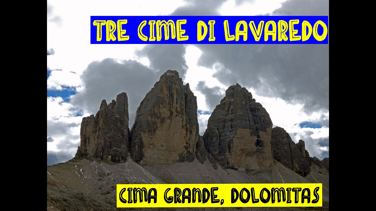 Cima Grande 2999m (800m / IV+), Tre Cime di Lavaredo.