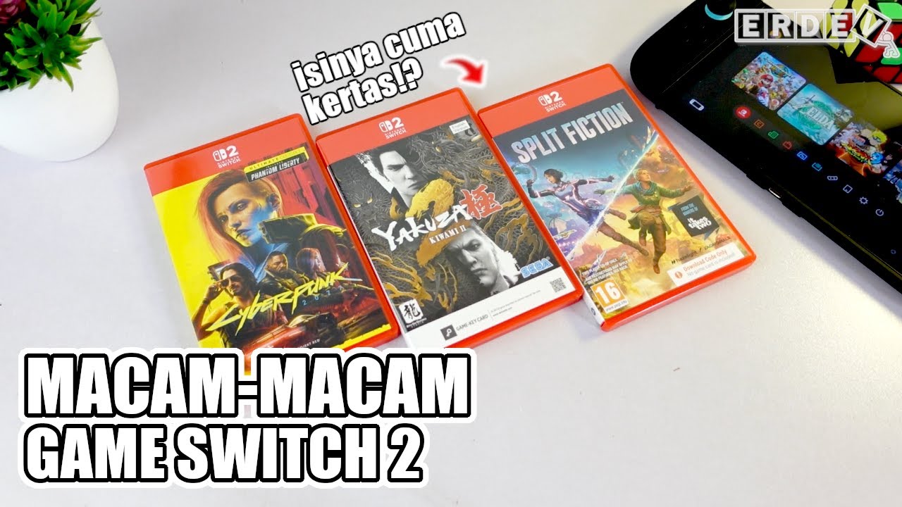 COBAIN BANYAK GAME FISIK DI NINTENDO SWITCH 2! - Catridge Full, Game-Key Card & Code in Box