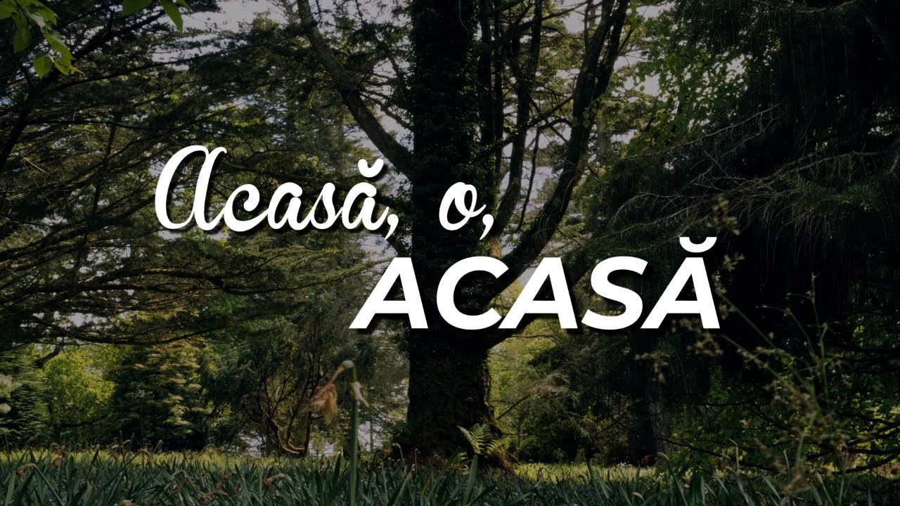 Acasă, o, acasă... | Lyrics Video