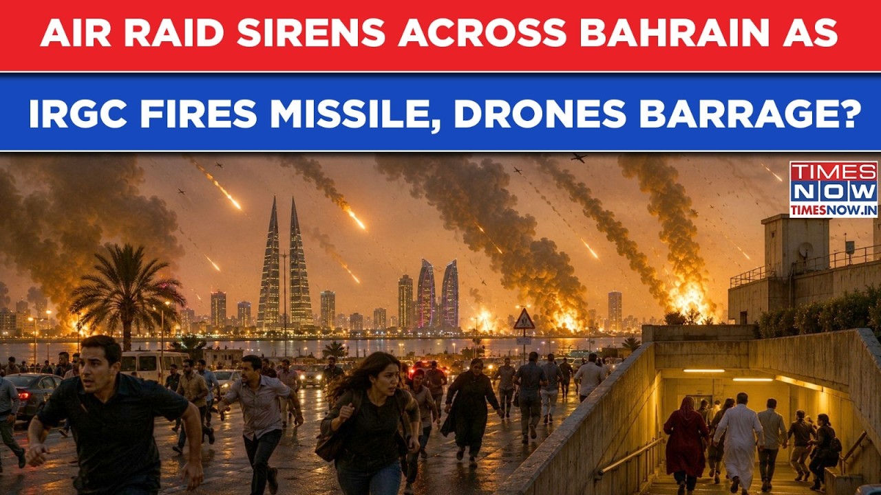 IRAN VS US: Air Raid Sirens Across Bahrain After IRGC Fires Fresh Barrage Of Missile, Drones