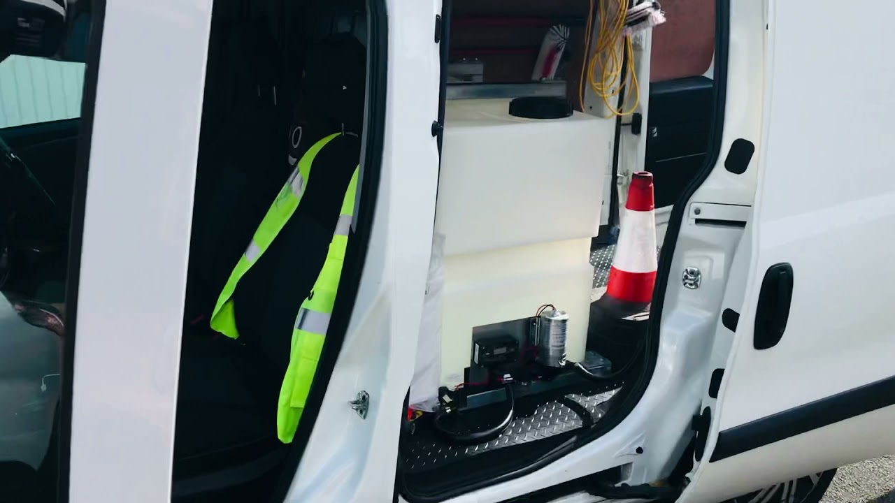 Window Cleaning Van Setup