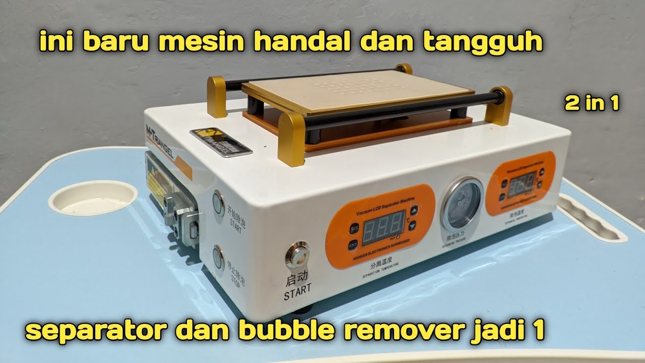 M Triangle m2 review dan unboxing 2 in 1 separator dan bubble remover