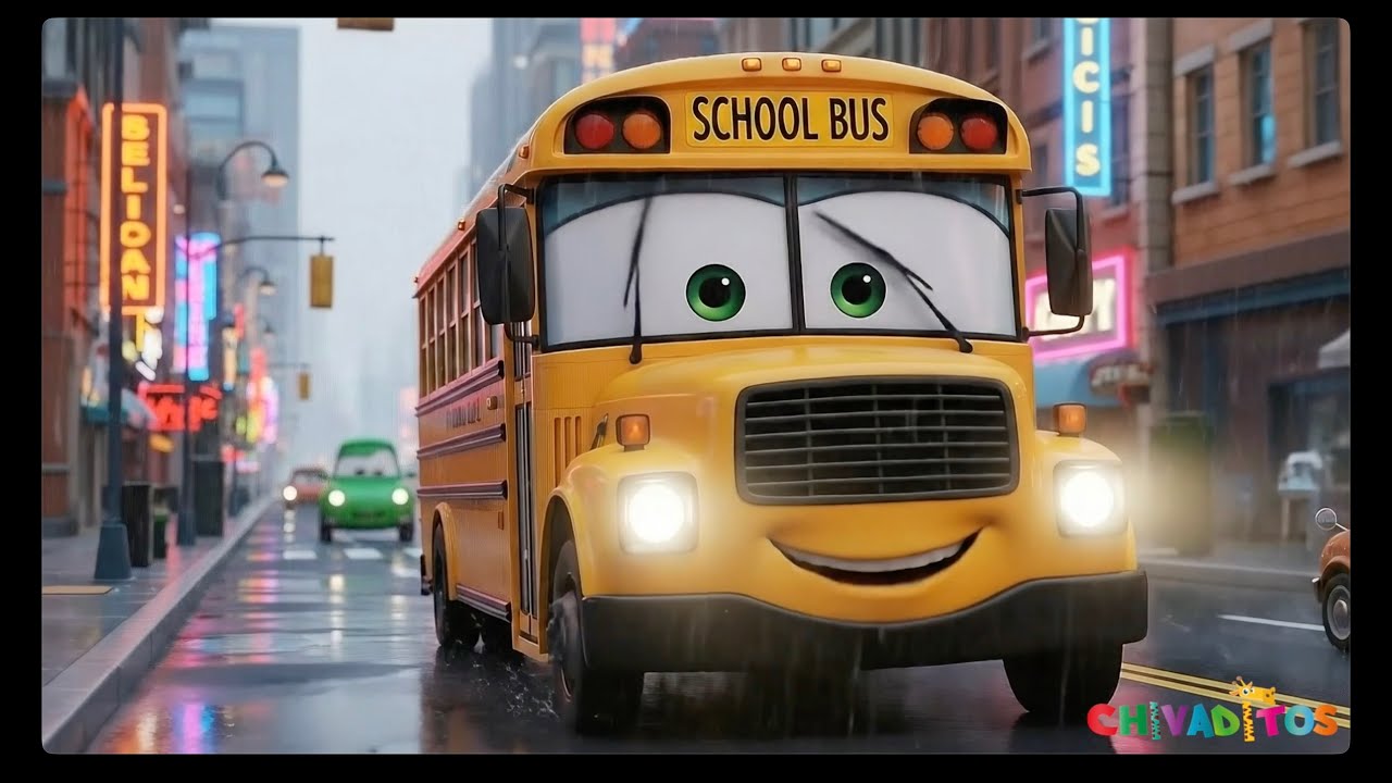 Las ruedas del autobús - Canción Infantil - Chivaditos