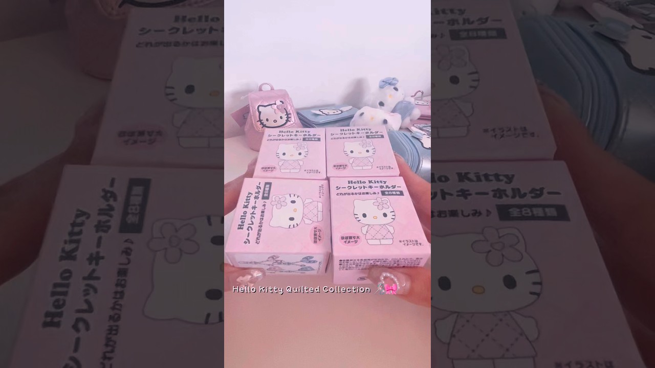 Pink Select Diary #32 | Hello Kitty 🎀Quilted Miniature Collection 🪡✨