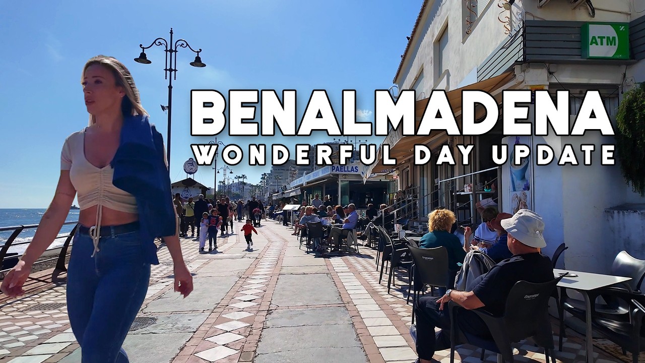 Benalmadena Spain Wonderful Day March 2026 Latest Update Sunny Costa del Sol Walk | M&aacute;laga 🇪🇸 [4K]