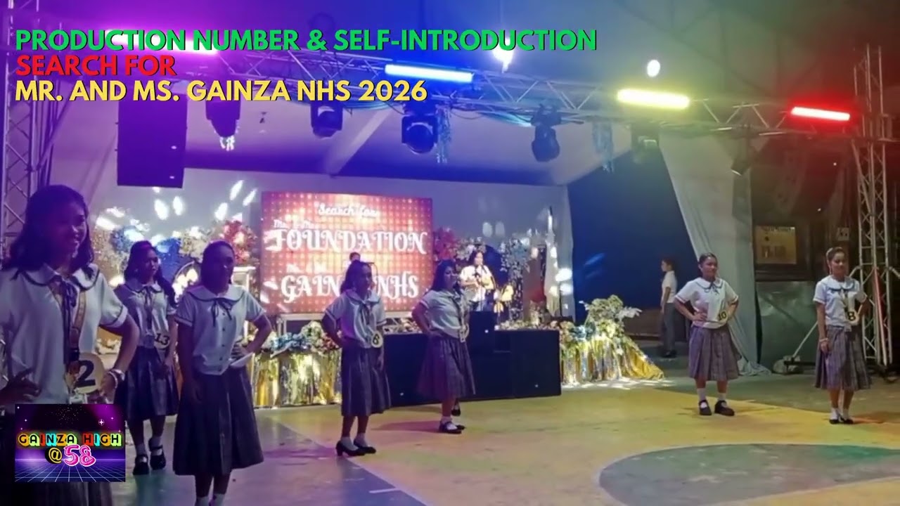 PROD NO & SELF INTRODUCTION - Mr & Ms Gainza NHS 2026