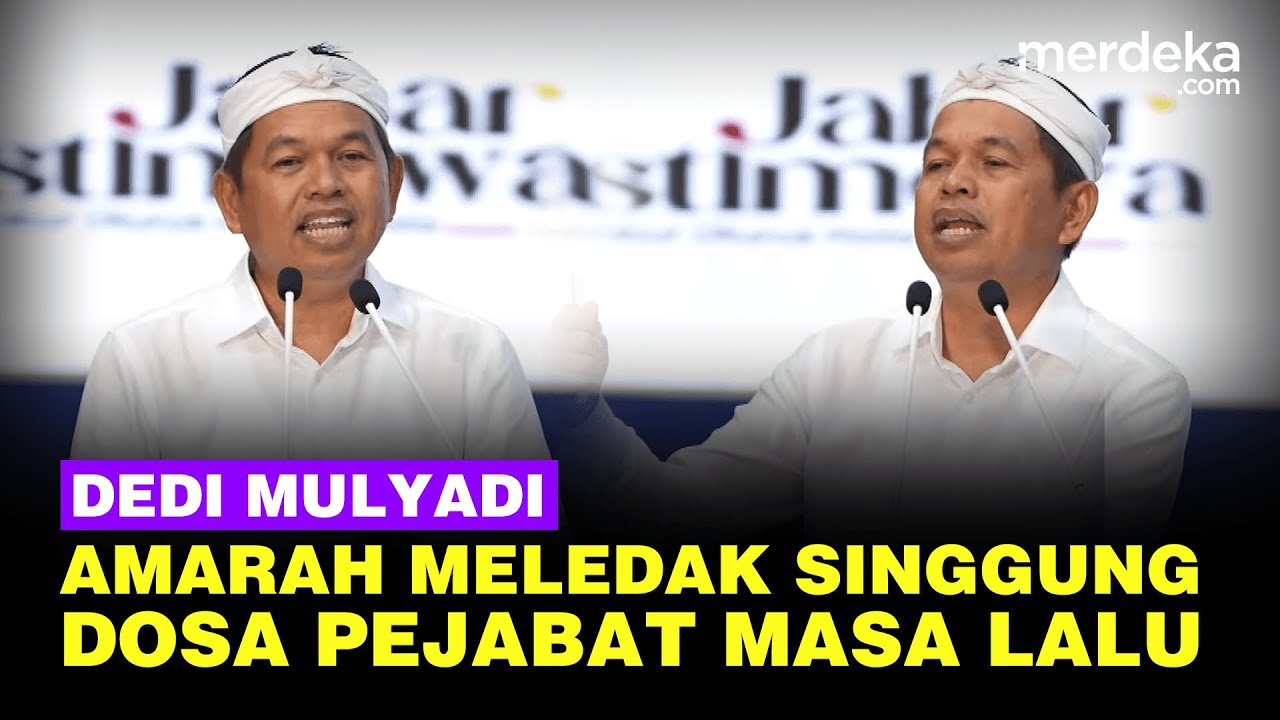 [FULL] Meledak Amarah Dedi Mulyadi Beberkan Dosa Pejabat Masa Lalu Depan Menteri