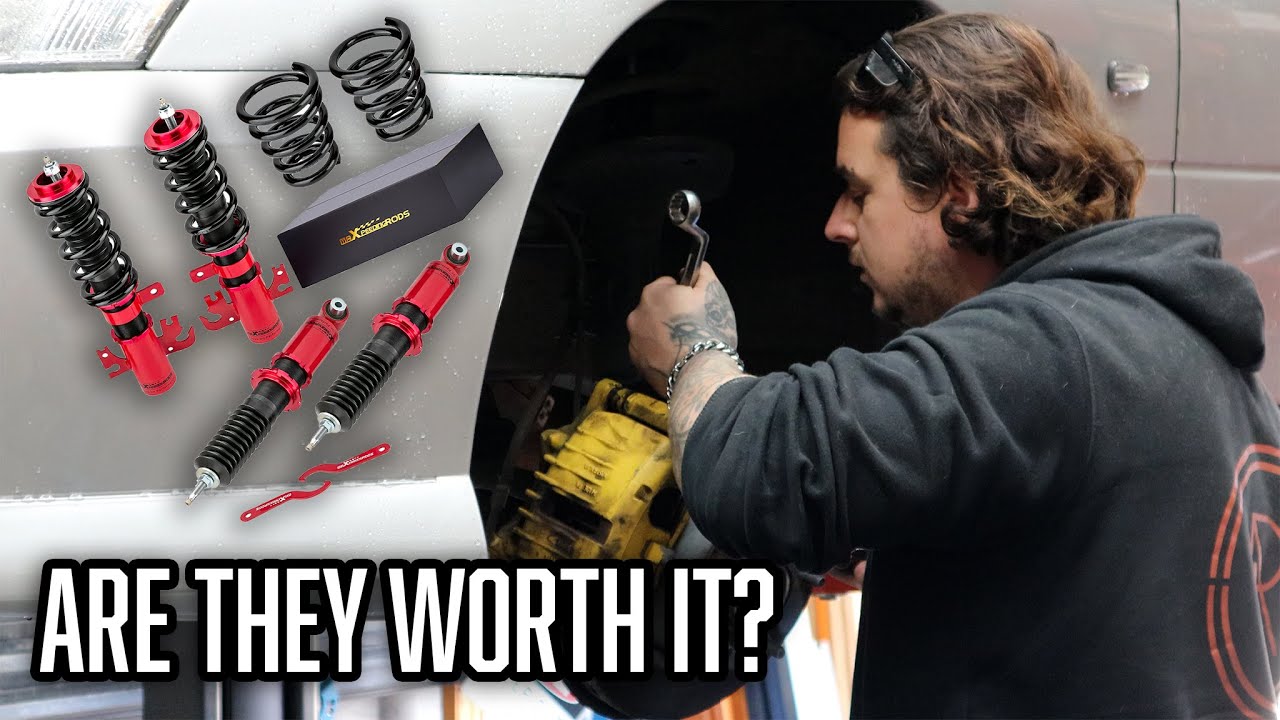 Cheap eBay Coilovers Into A Holden Commodore ( VT VX VY VZ )