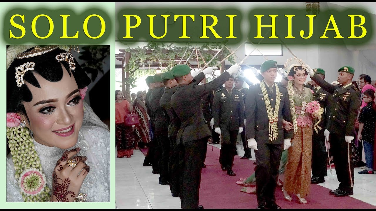 pengantin Solo Putri Hijab dengan Pedangpora