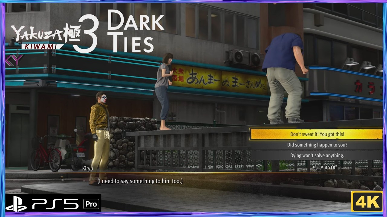 Yakuza Kiwami 3 - Substory 12 Life is Precious Scene DON'T SWEAT IT! YOU GOT THIS! Timestamped