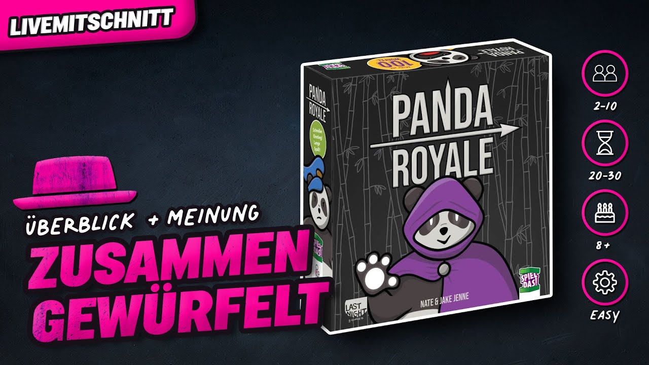 PANDA ROYALE - Spiel Das Verlag - Brettspiel - Der Pile ist geil