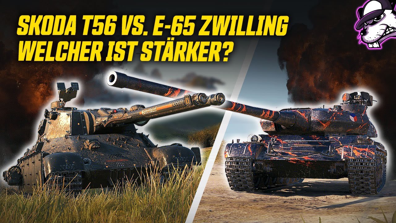 E-65 Zwilling vs. Skoda T-56 | Welcher ist stärker? Wo liegen die Unterschiede und Parallelen?