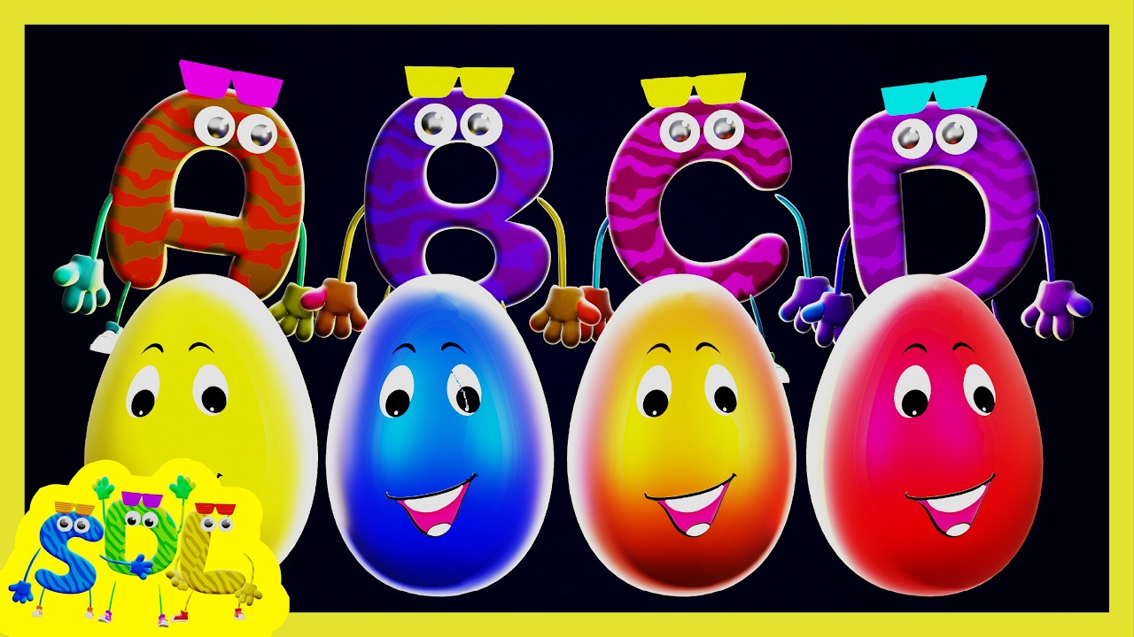 Egg Surprise Learn the ABC Song + More Sing-Along Preschool Learning Songs - SDL Kids Tv