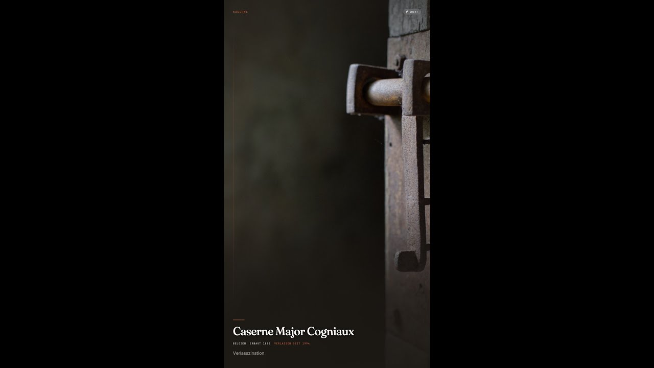 Caserne Major Cogniaux | Urbex - Lost Place | #LOSTPLACE