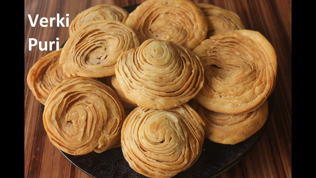 Crispy Verki Puri Recipe | Seven Layer Puri | Diwali Special Snacks | Tea Time Snacks