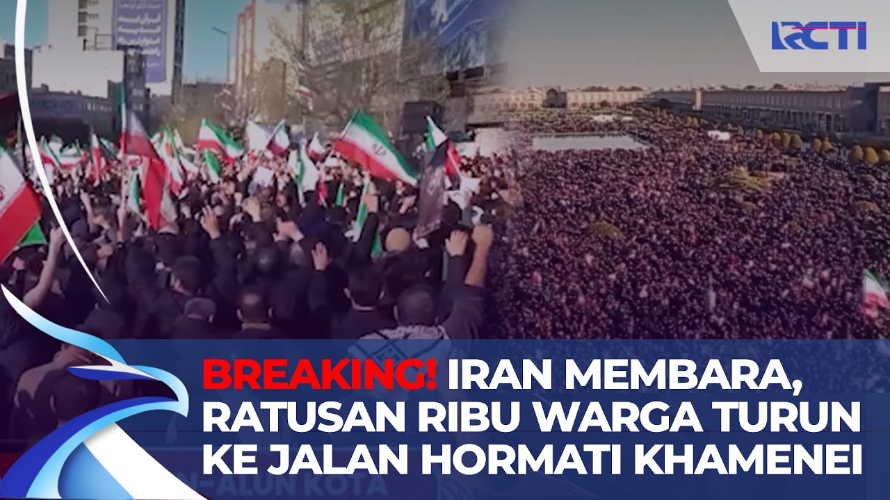 TAKBIR MENGGEMA! Ratusan Ribu Warga Iran di Seluruh Negeri Geram Turun ke Jalan