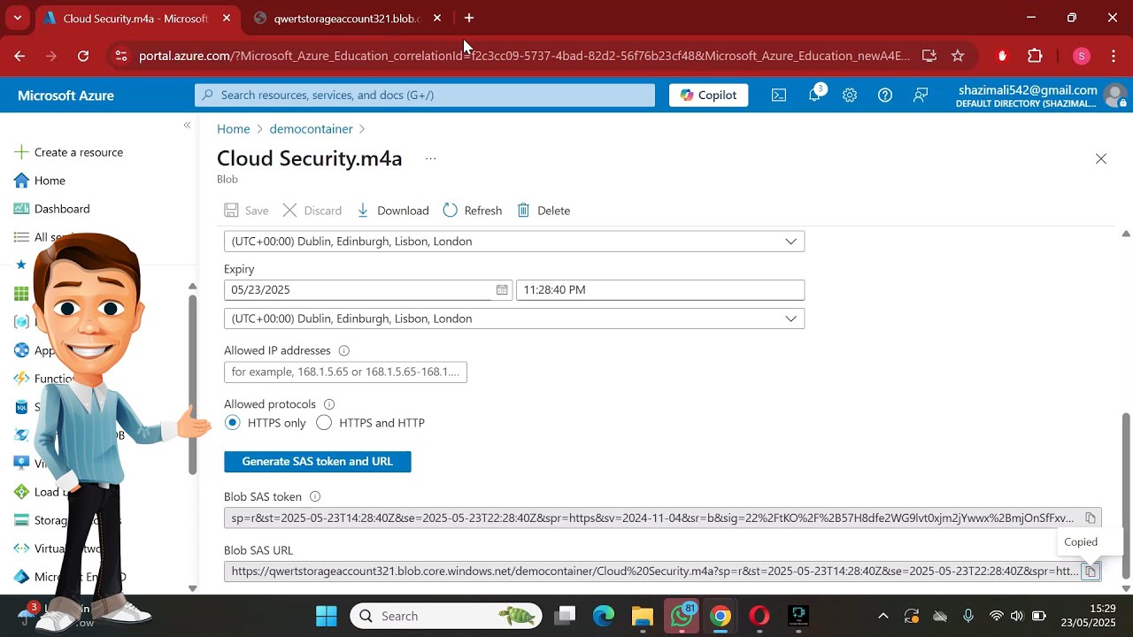 How to Upload & Access Files in Azure Blob Storage | Public & SAS Access