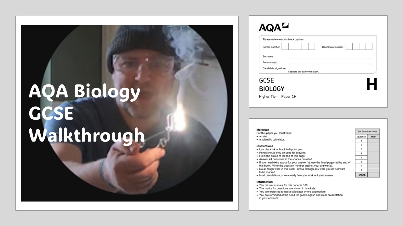AQA Combined science Biology GCSE Higher paper 2 2020 walk through