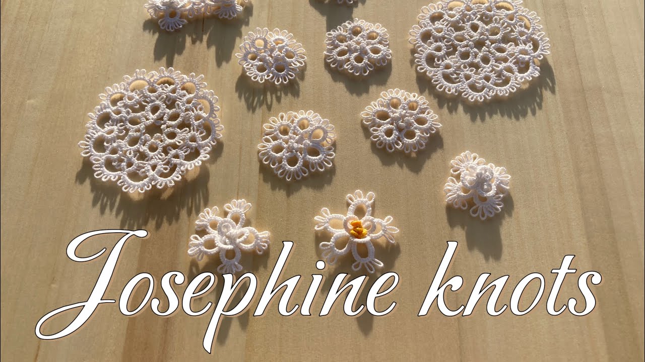 Ep 19 The Josephine Knots for beginners #tatting #craft #beginnerfriendly