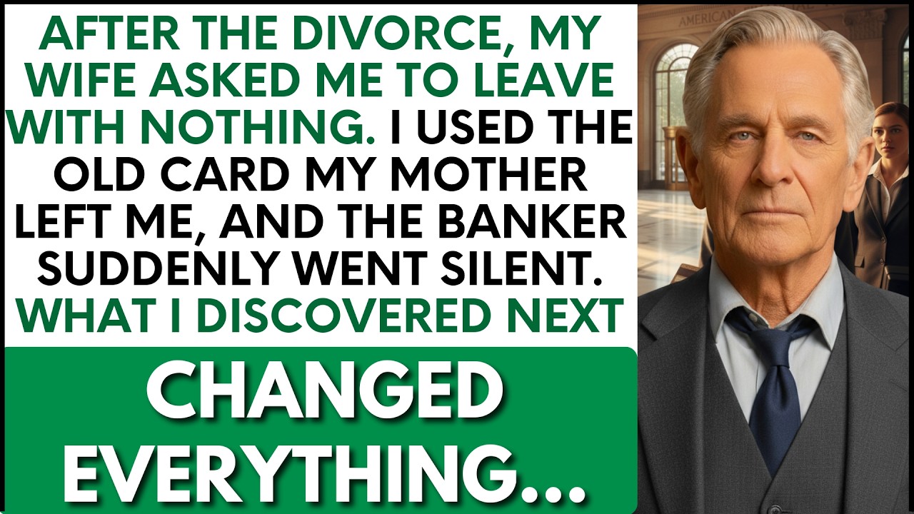 After My Wife Asked Me To Leave, I Used My Mother’s Old Card And The Bank Went Quiet That Day Inside