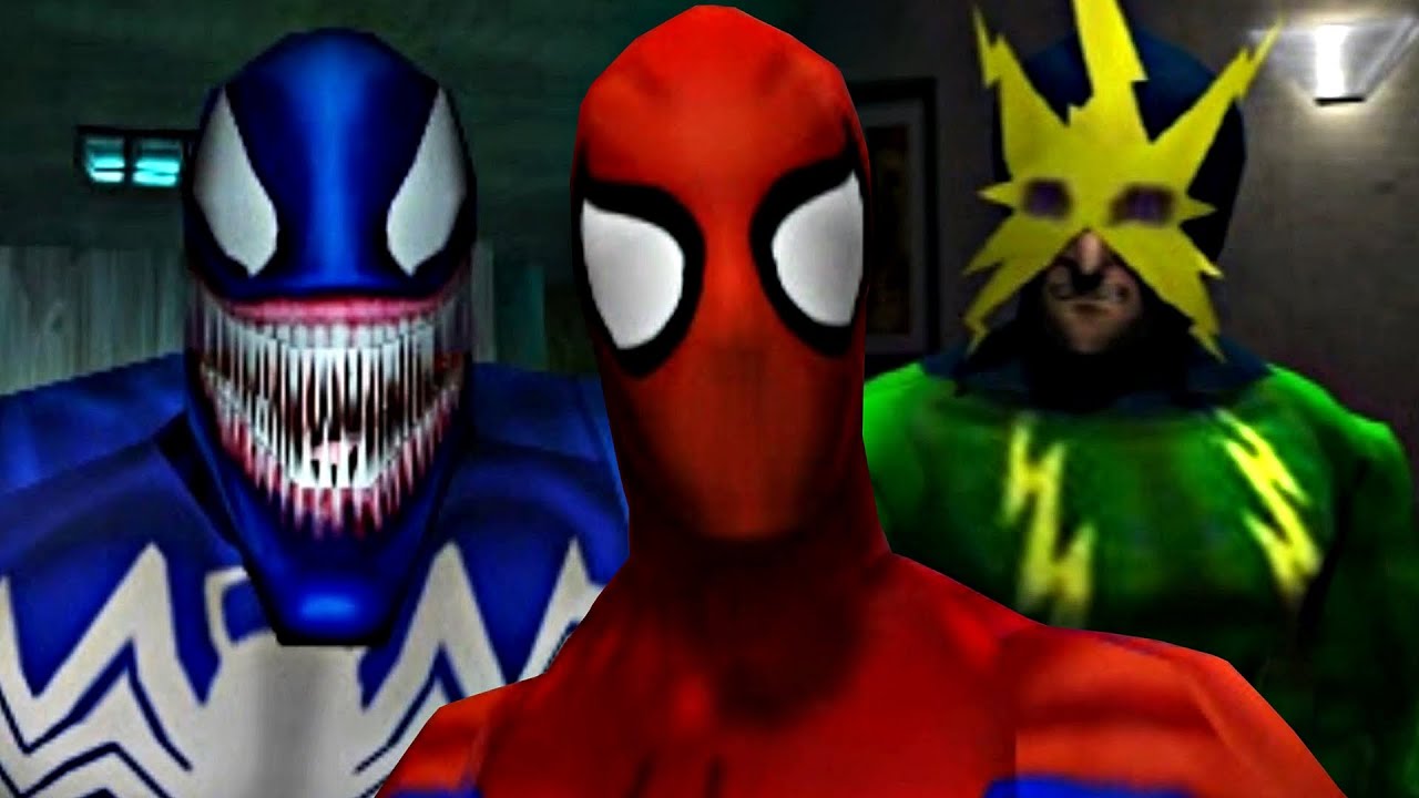 Spider-Man 1 & 2 (PS1) | Game Movie [HARD] - NO COMMENTARY