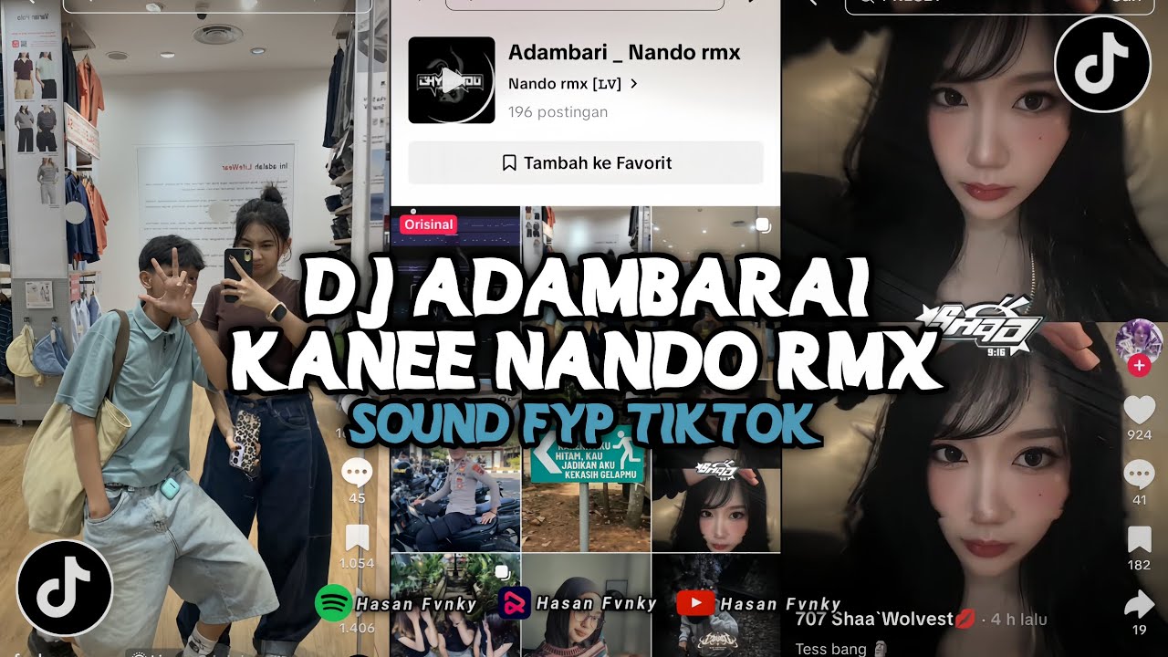 DJ ADAMBARAI - NANDO RMX KANEE | SOUND VIRAL TIKTOK YANG KALIAN CARI!! DJ TERBARU 2026