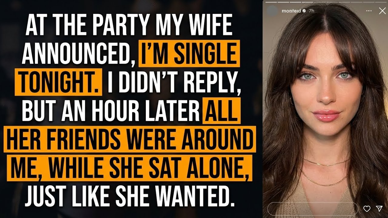 She Smirked, “I’m Single Today,” And Sat Alone All Night While I Enjoyed The Company Of Her Friends.