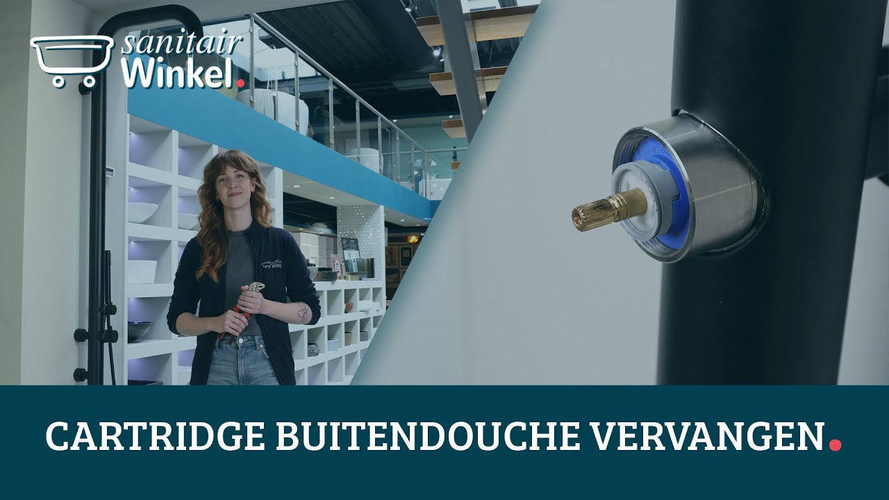 Maak je buitendouche winterklaar | Zo vervang je eenvoudig de cartridge!